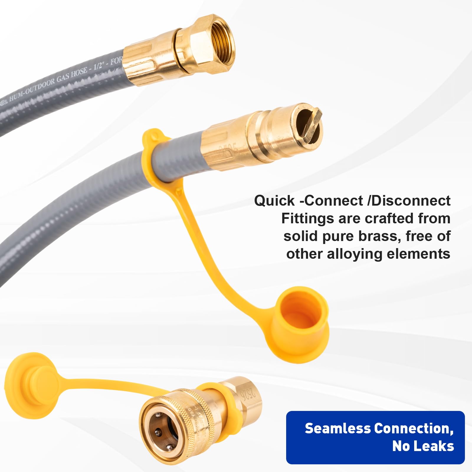 YINGKESI low-pressure gas line ensures steady flow to grills and appliances