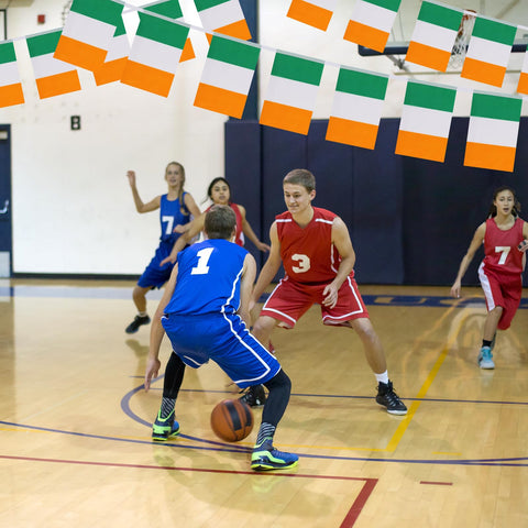 Yingnner classroom Irish flags banner enhances cultural displays