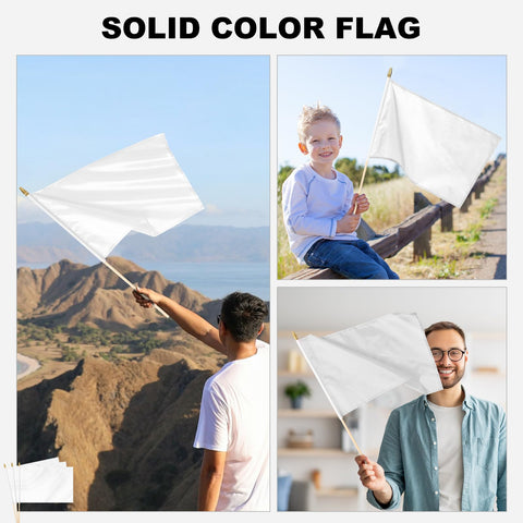 Yingnner white blank flag detail highlighting customizable surfaces for messages and art