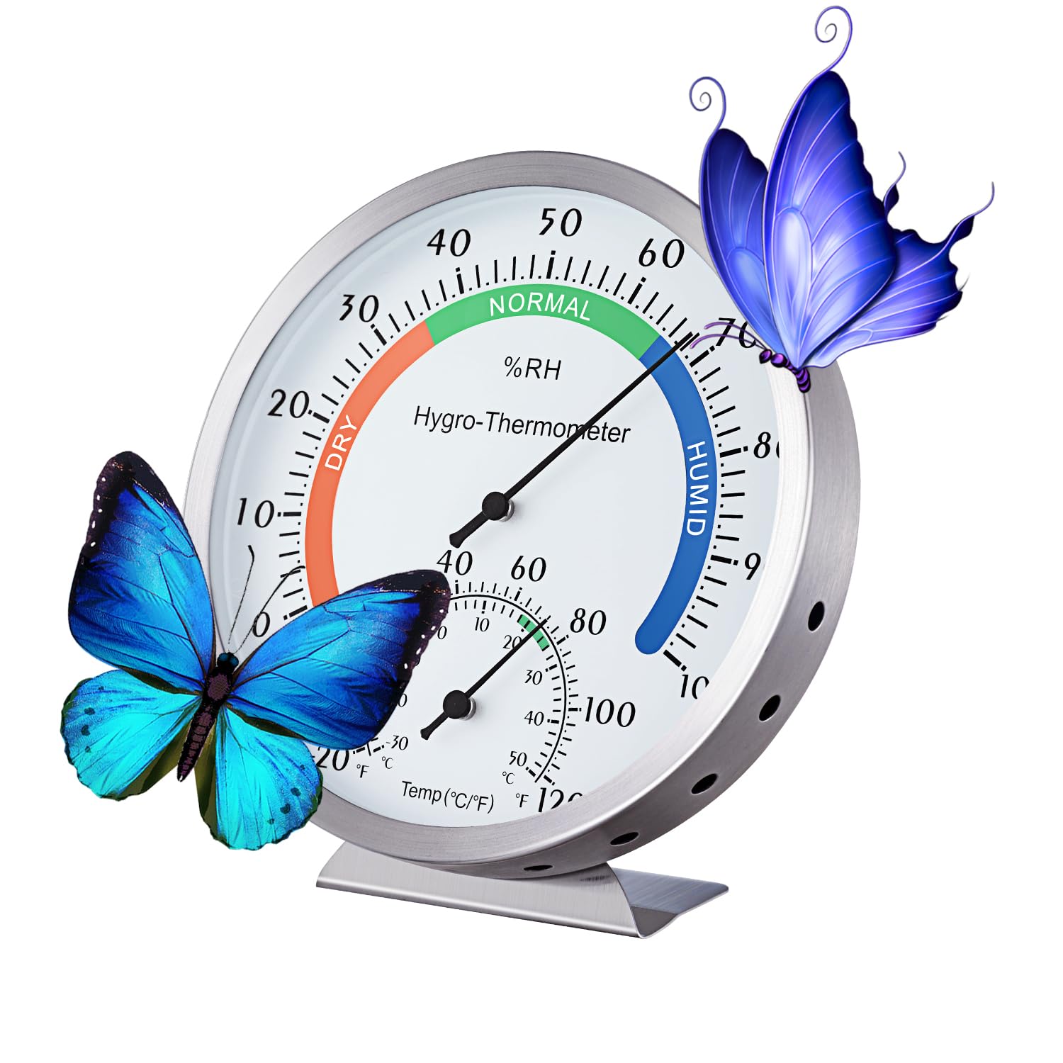 YingWing Hygro-Thermometer colorful dial for quick comfort cues.