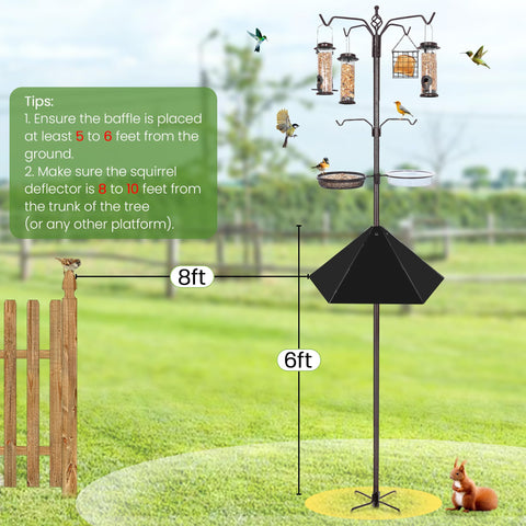 YINGYM placement guide shows mounting at safe height from the ground.