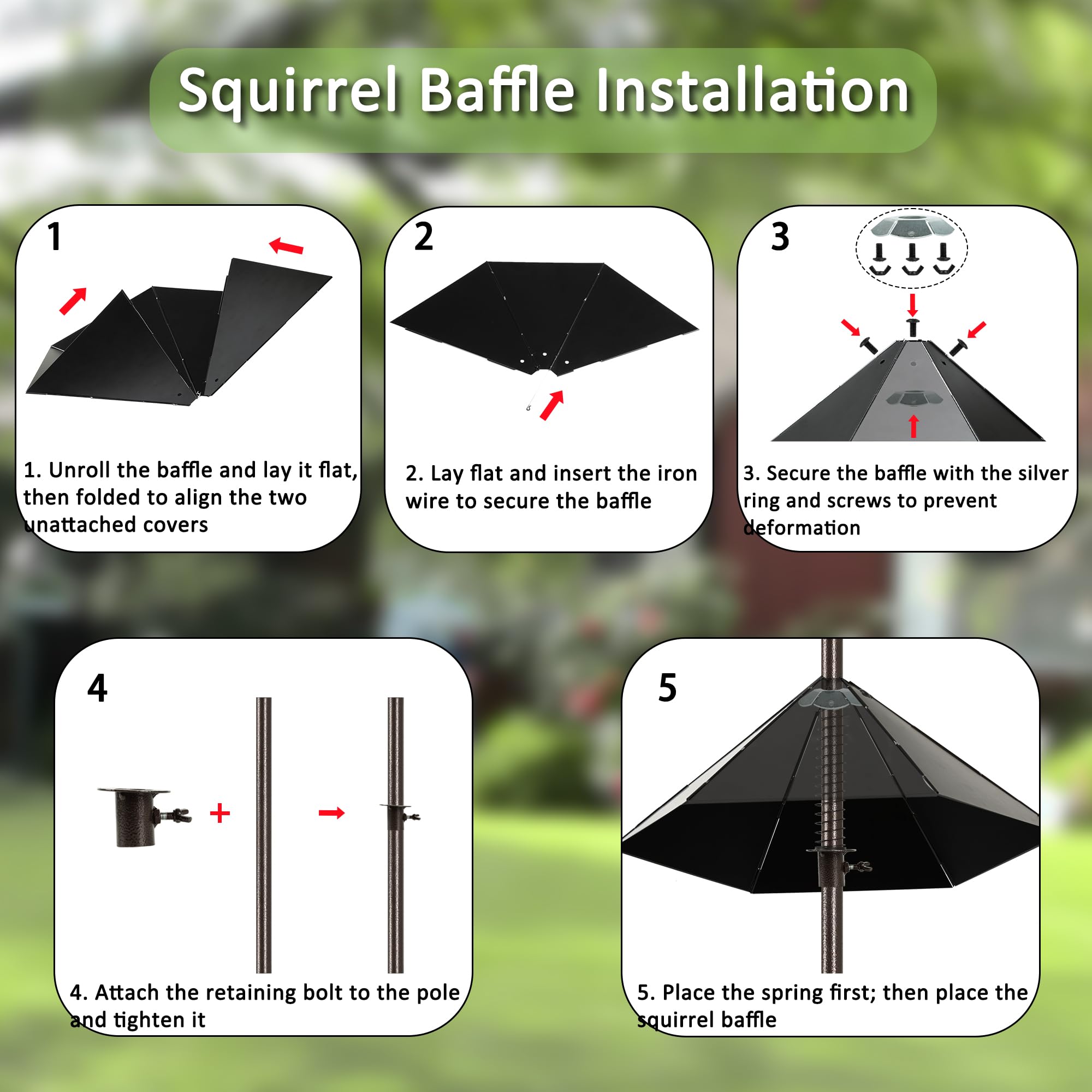 YINGYM tube feeder with melon seed feeder for varied bird snacks