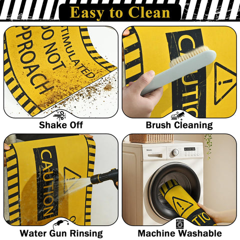 Yinhua washable front door mat dirt trap for easy cleaning and maintenance.