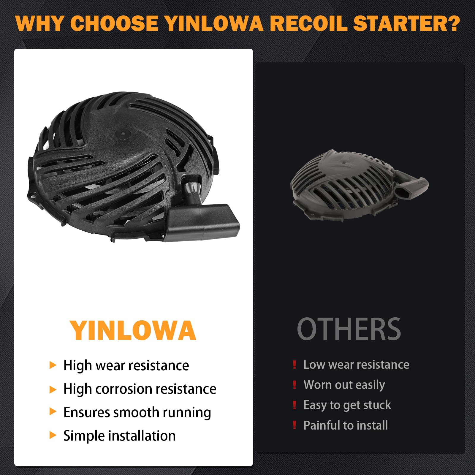 Yinlowa nylon rope close up demonstrates high tensile, fray resistant line