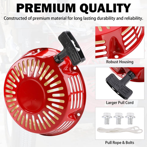 Yinlowa recoil starter for Honda GX610 assembly powers heavy equipment smoothly.