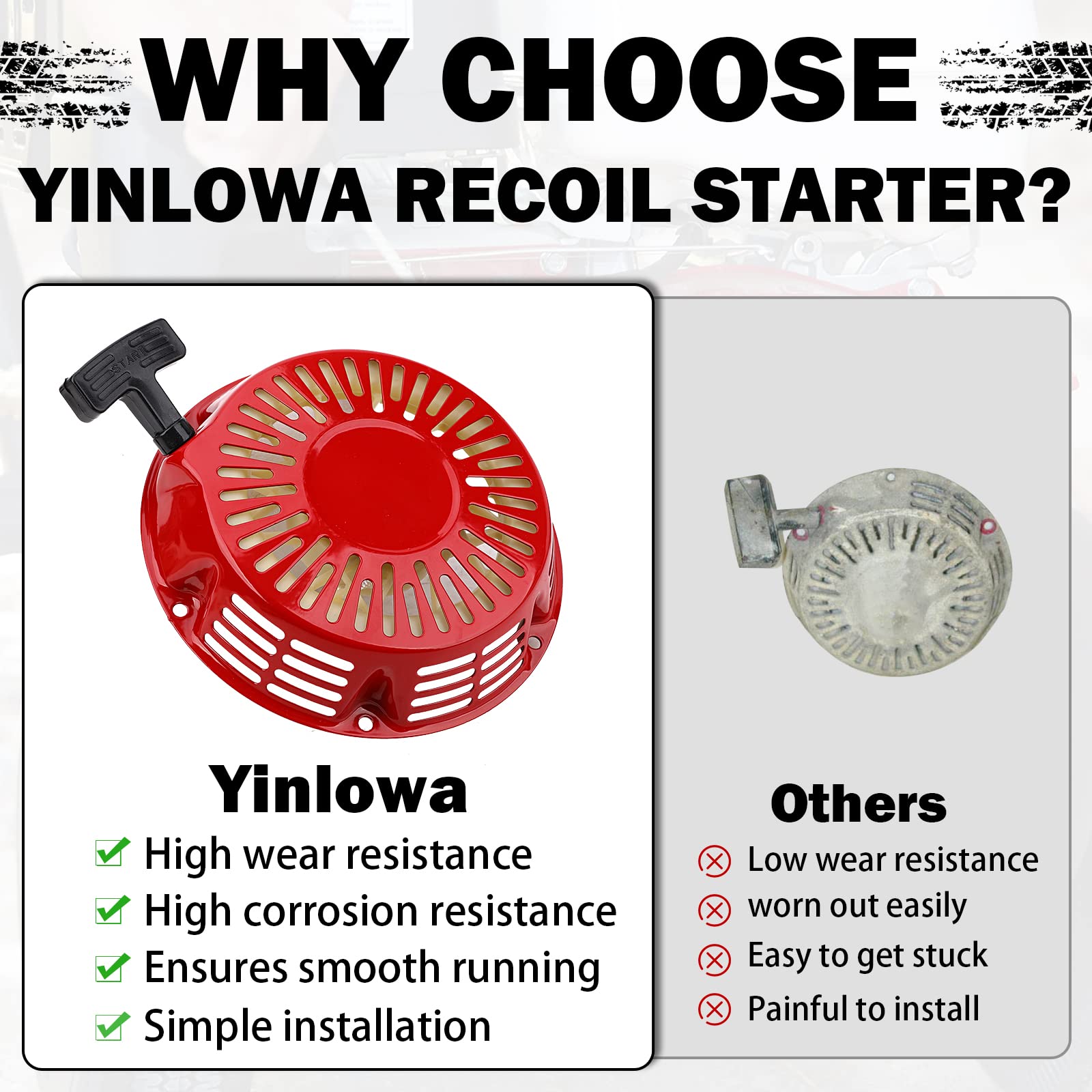 Yinlowa warranty and support for peace of mind.