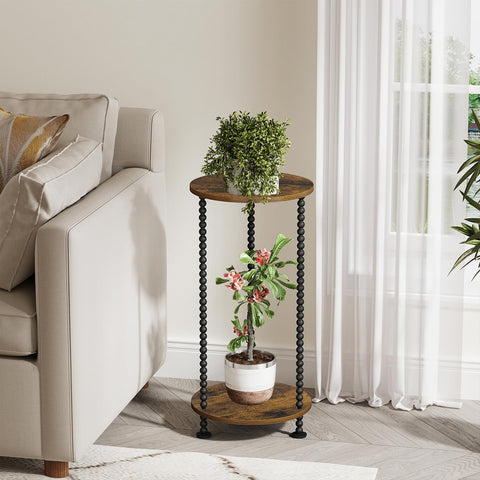 YINMIT 23-inch tall plant stand elevates plants for better viewing and access.