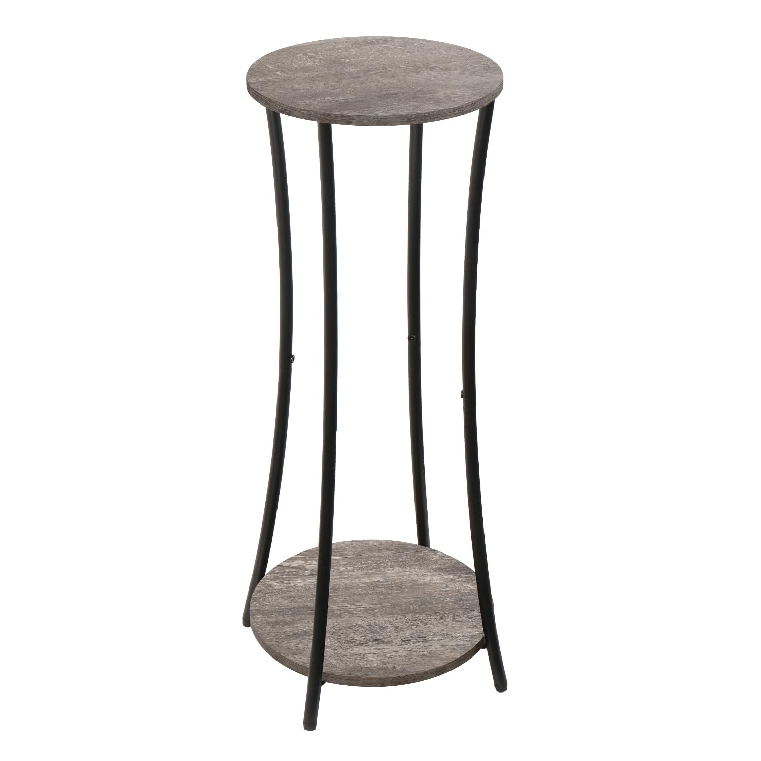 YINMIT round shelves provide stable plant arrangements with balanced aesthetics.