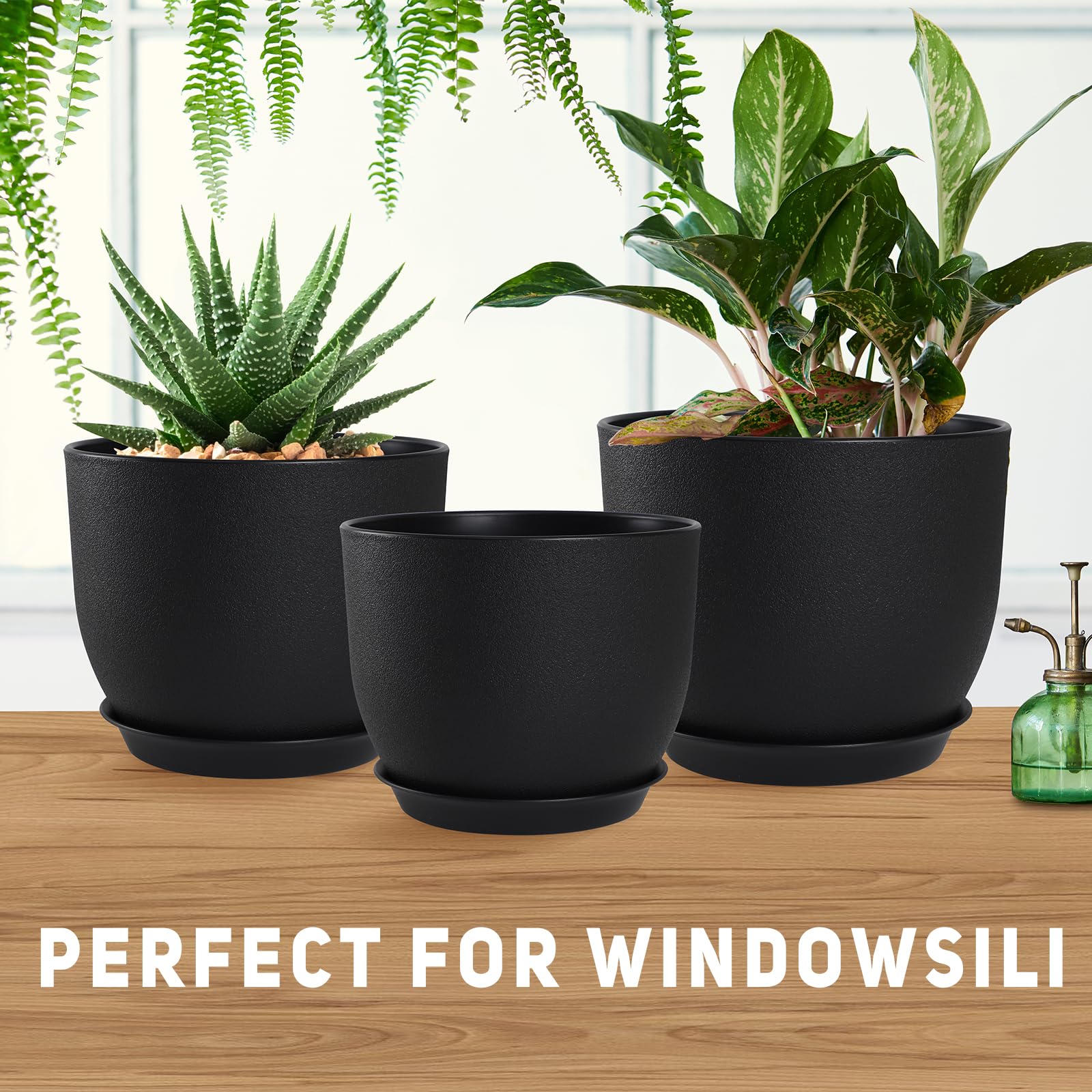YNNICO plant pot in a modern decor setup for indoor space.