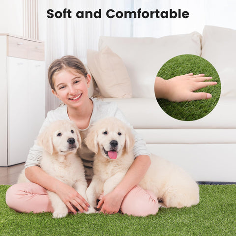 Yinoos grass mat easy-clean surface, rinse with soap and water.