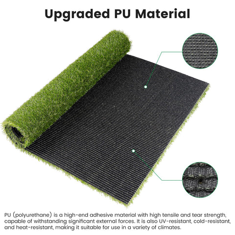 Yinoos grass mat ideal for patio or balcony setup and outdoor spaces.