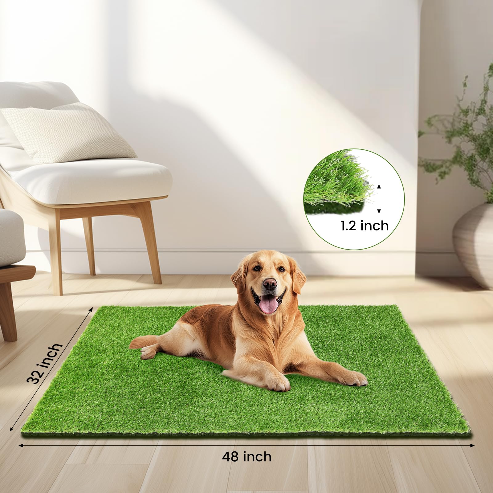 Yinoos grass mat patio installation demonstrating versatile outdoor space.