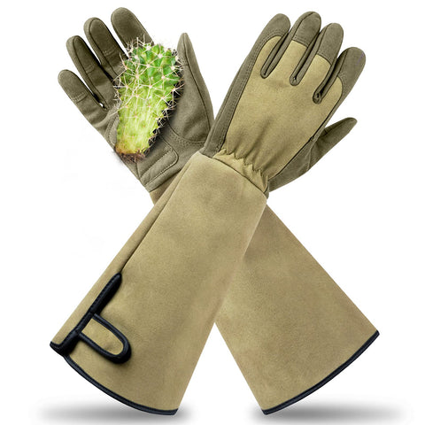Yionaiyi padded palm rose gloves provide improved grip and protection.
