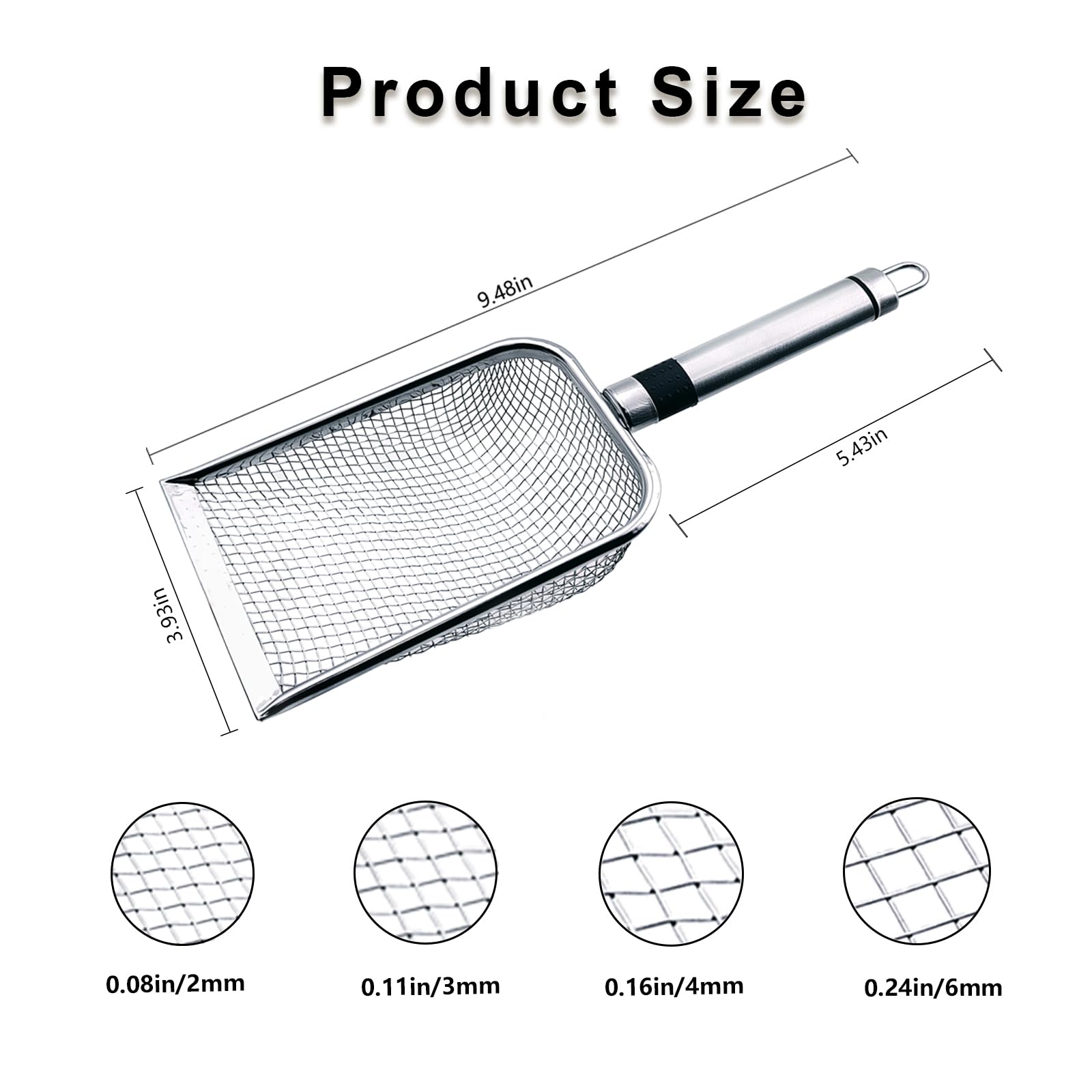 Yiqianhome sand and dirt sieve keeps soil clean with less effort
