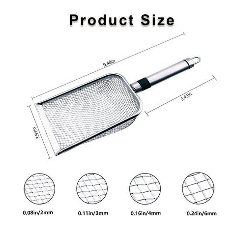 Yiqianhome sand and dirt sieve keeps soil clean with less effort