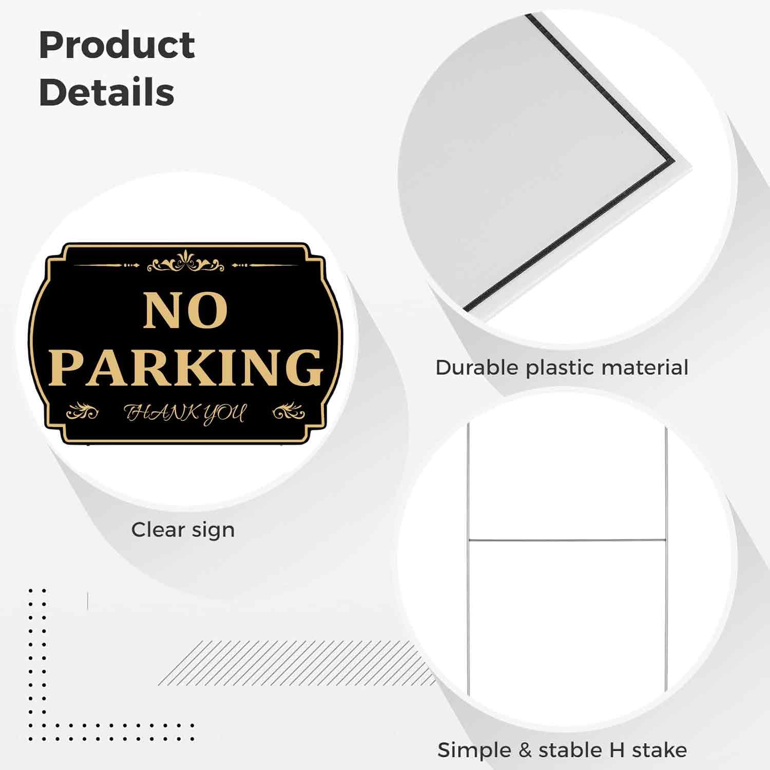 Yiqiying apartment no parking sign suits entrances and common areas