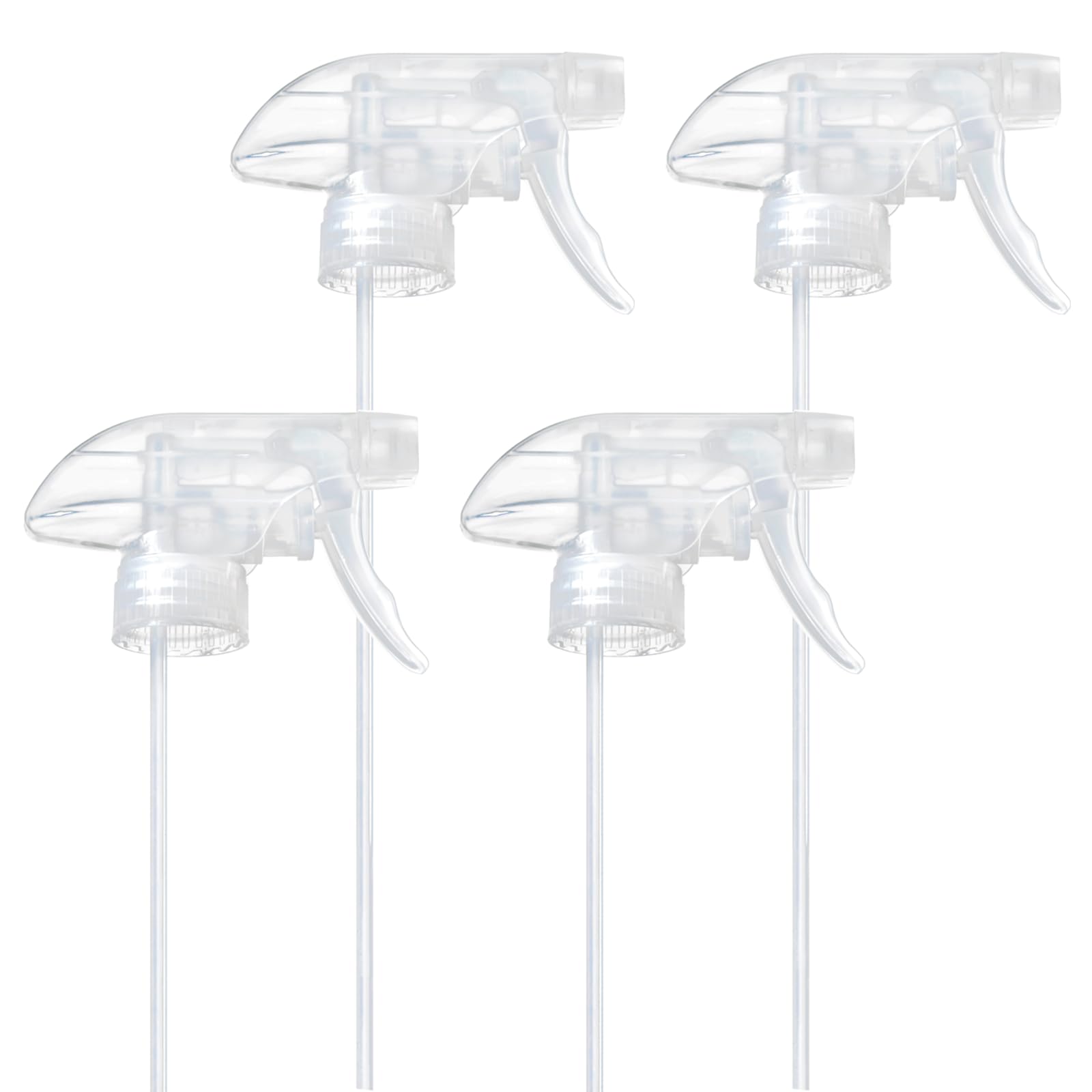 Yiranhom 4-pack spray nozzle kit for organized DIY bottles with versatile modes.