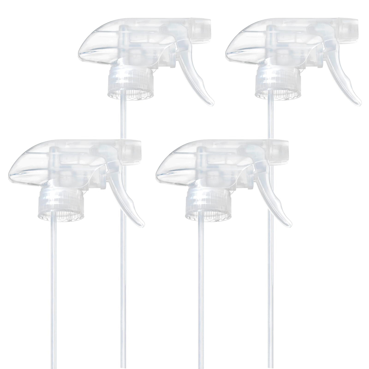 Yiranhom 4-pack spray nozzle kit for organized DIY bottles with versatile modes.