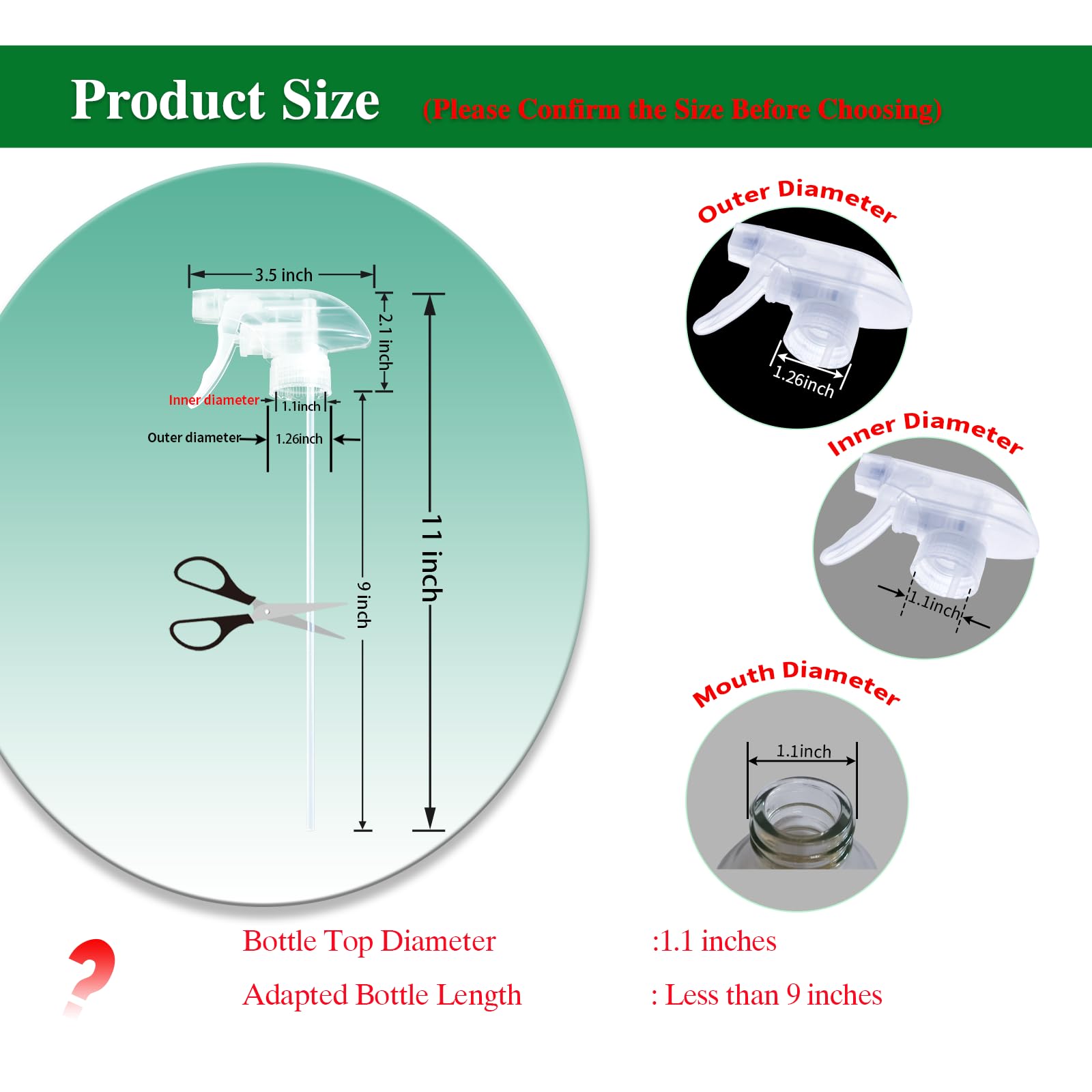 Yiranhom durable leakproof sprayer handles harsh cleaners safely.