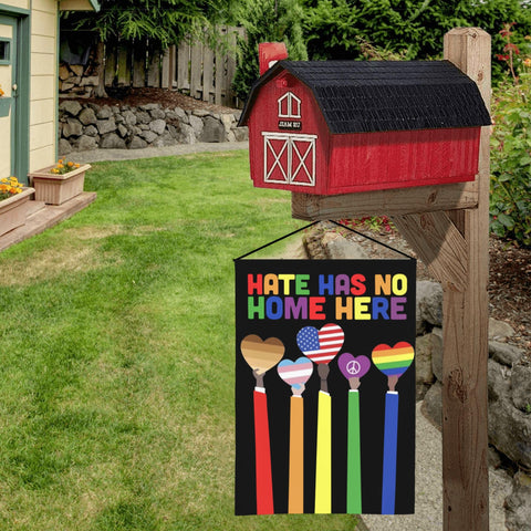 YISDZSW Pride flag with weatherproof stitching for all-weather use