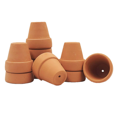 Yishang mini terracotta pot with drainage for seedlings and herbs