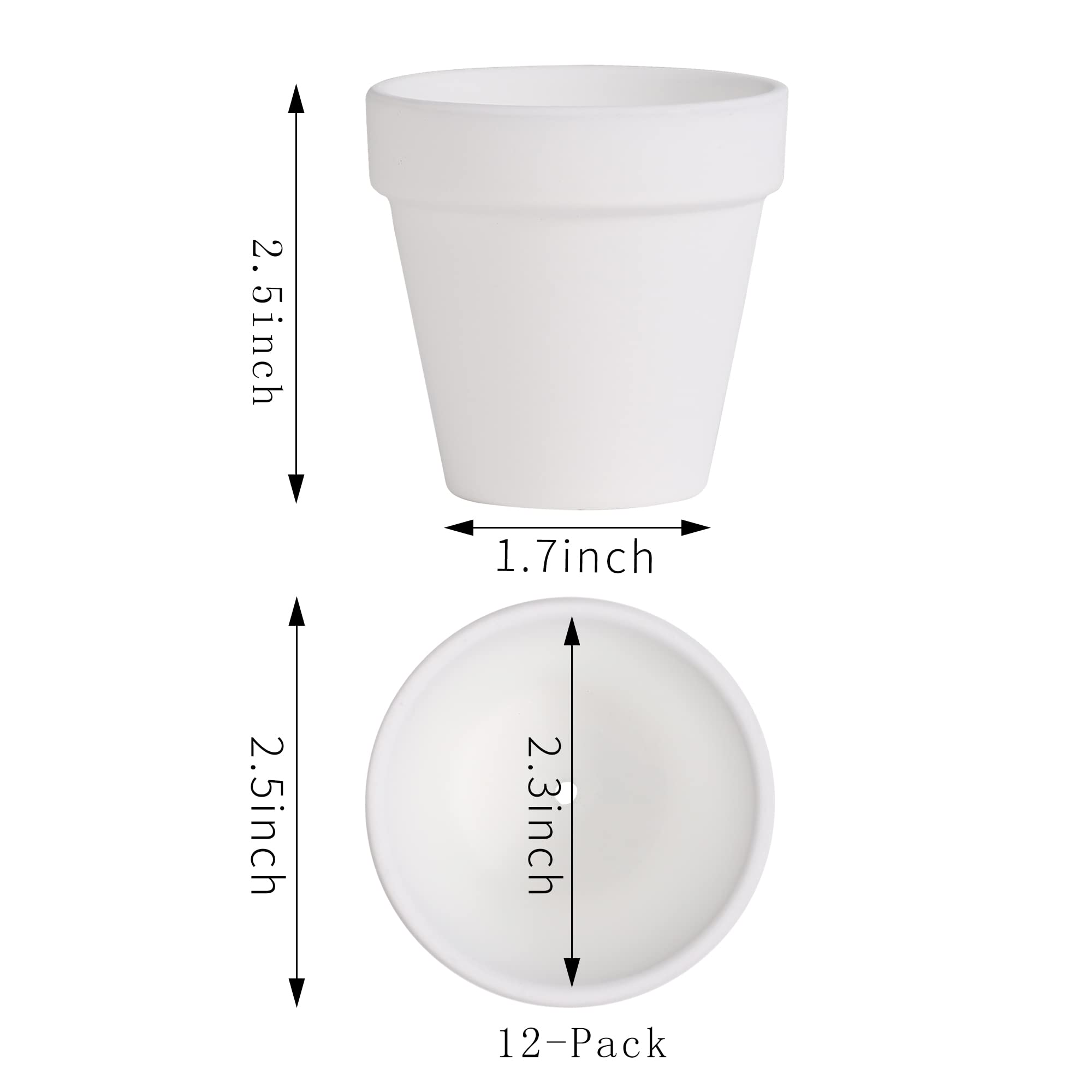 Yishang mini terracotta pot for propagating seedlings and small plants