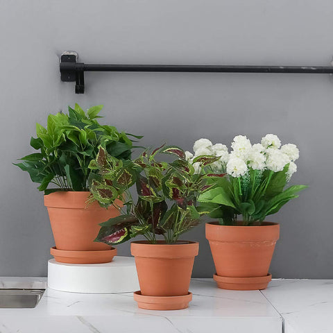 Yishang terracotta pots for indoor/outdoor use enhance any living space.