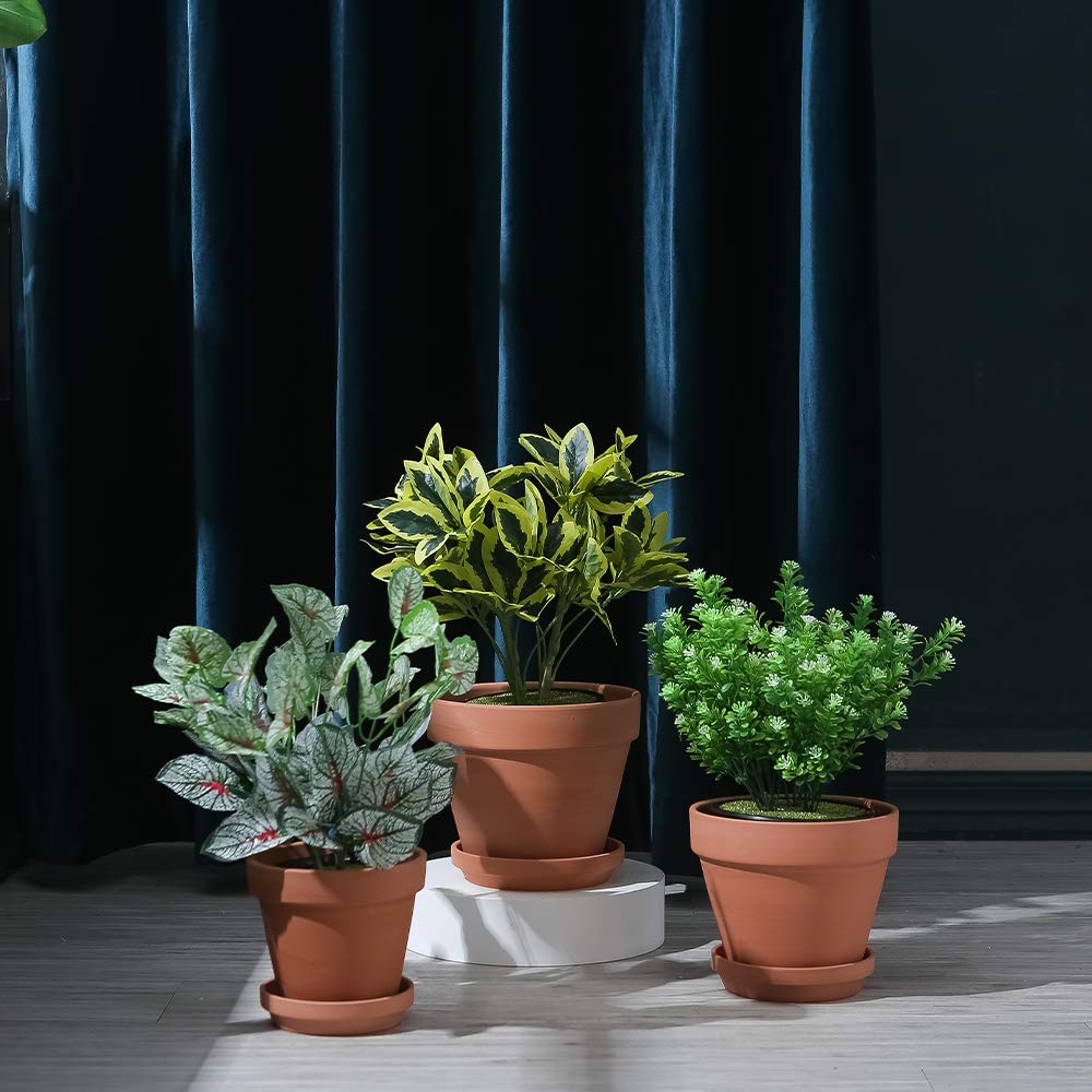 Yishang terracotta trio pack for versatile indoor and outdoor planting.