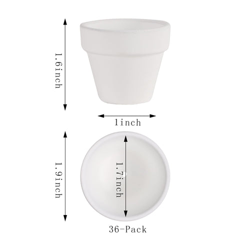 Yishang white terracotta pot showing drainage hole for proper watering.