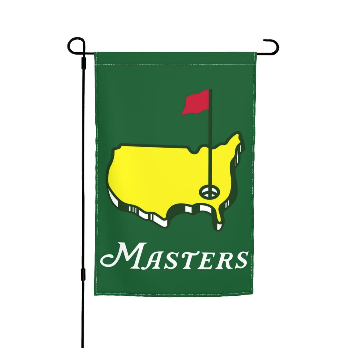 YISPA Golf Garden Flag front view, vibrant yard decor for year-round appeal