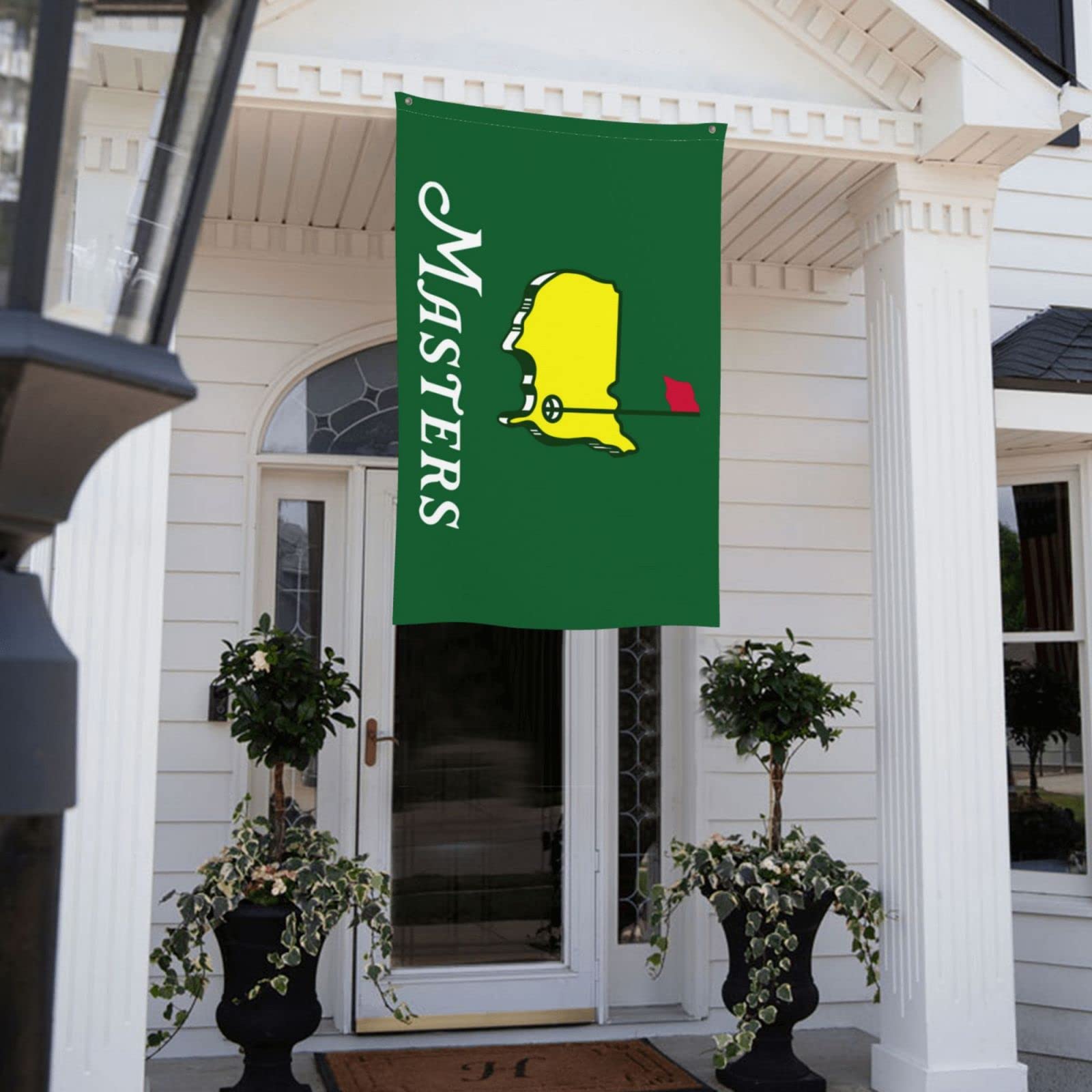 YISPA Masters Golf Flag fence display for seasonal decor visibility