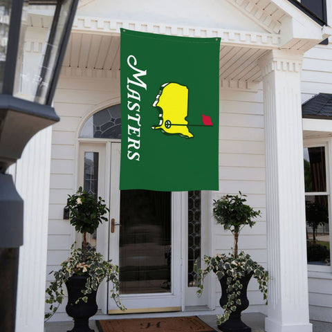 YISPA Masters Golf Flag fence display for seasonal decor visibility