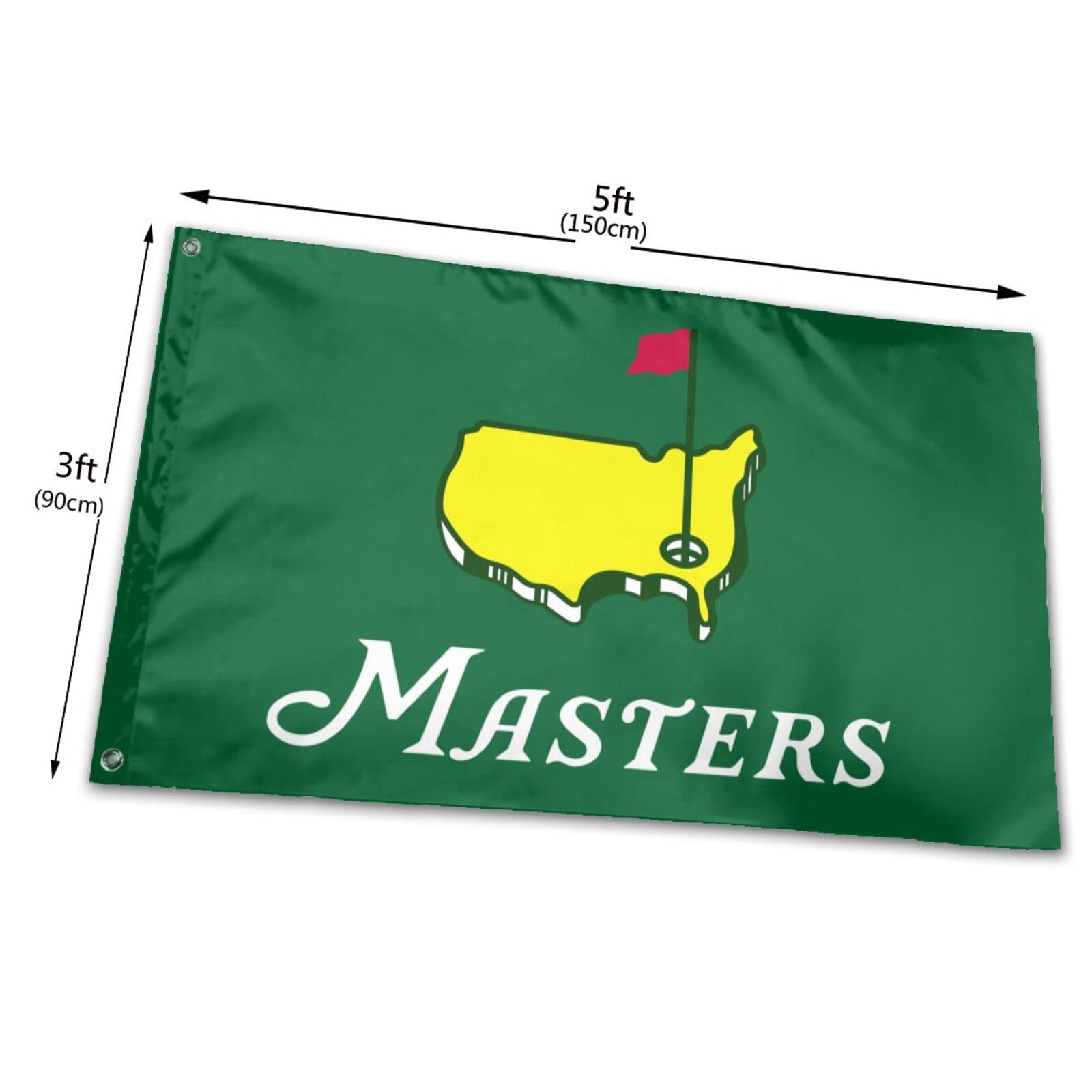 YISPA Masters Golf Flag garden display adds curb appeal outdoors