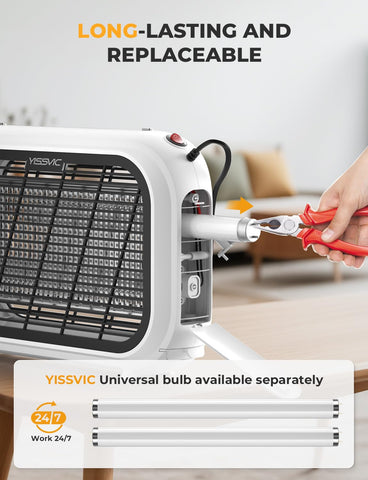 YISSVIC 20W indoor bug zapper hanging strap enables flexible placement