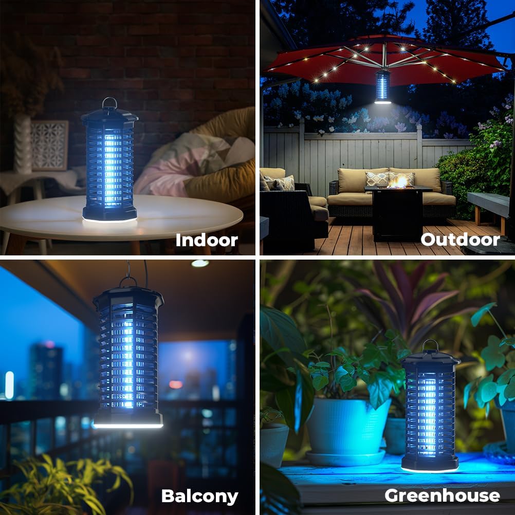 YISSVIC bug zapper IPX4 waterproof for rain resilience