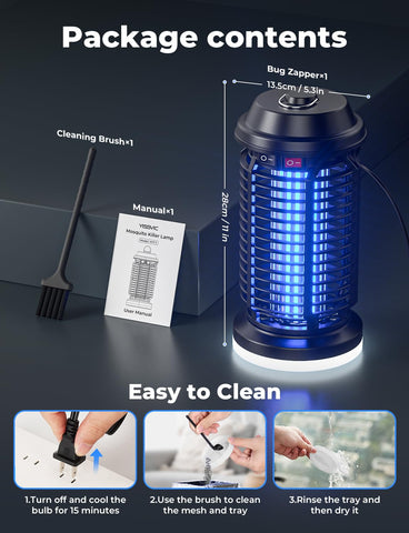 Replaceable 15W bulb with T6 upgrade for sustained performance.