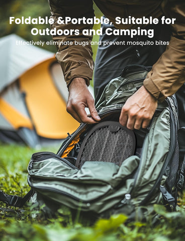 YISSVIC compact design fits backpack for camping trips.