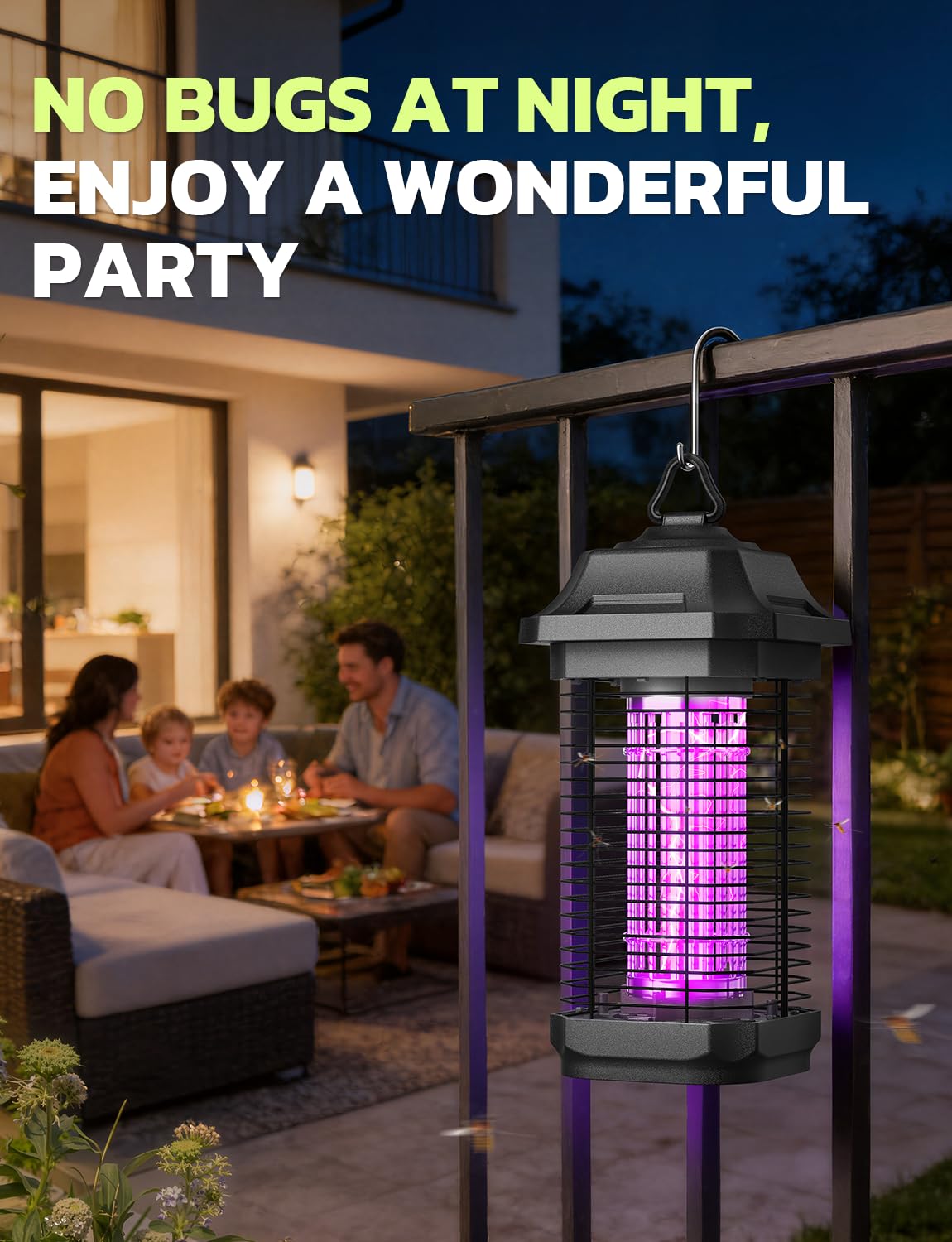 Protective grid and durable build of YISSVIC bug zapper