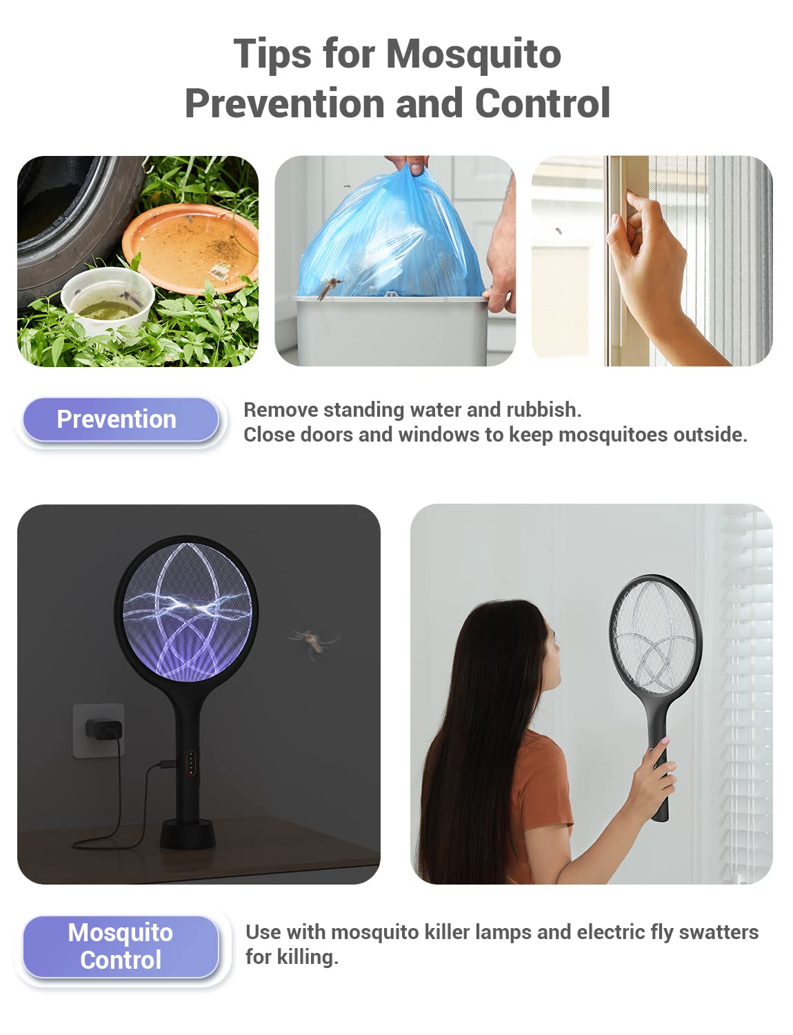 YISSVIC purple light attracts pests for efficient zapping