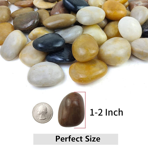 YISZM aquarium decor pebbles provide safe, vibrant accents that support tank aesthetics.