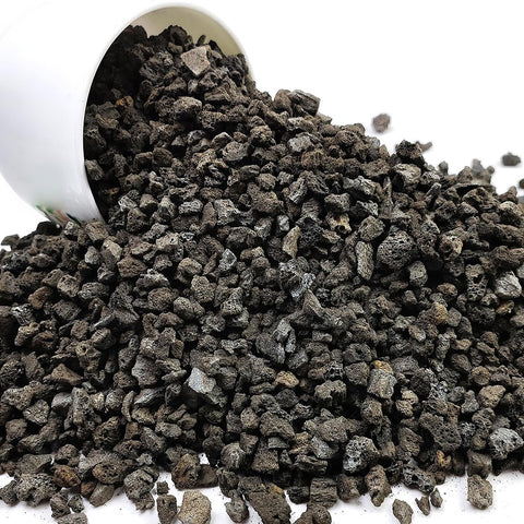 YISZM black lava rocks 2lb bag for easy potting and drainage