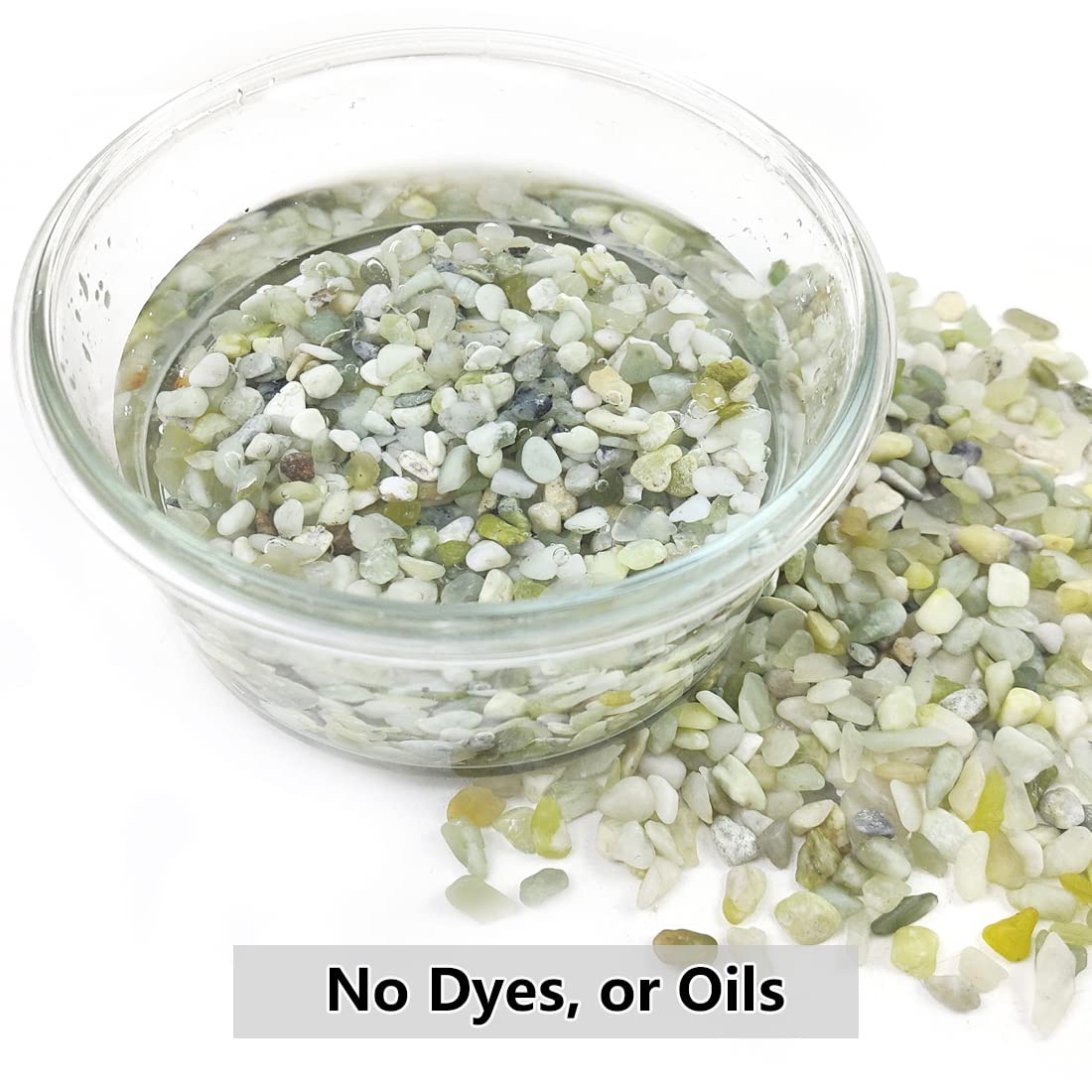 YISZM decorative pebbles for vases create polished top-dressing