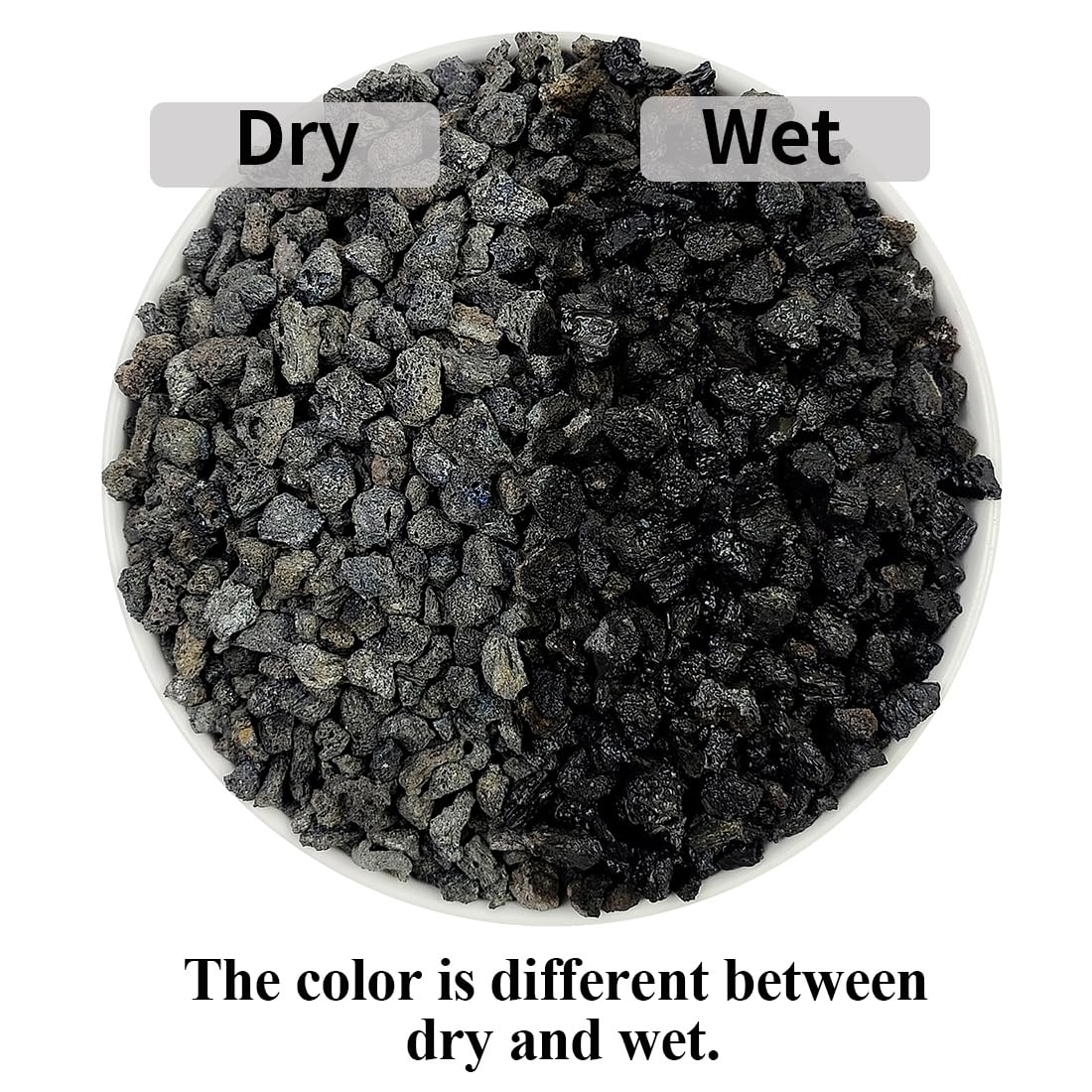 YISZM porous lava rocks enhance soil mix and moisture balance