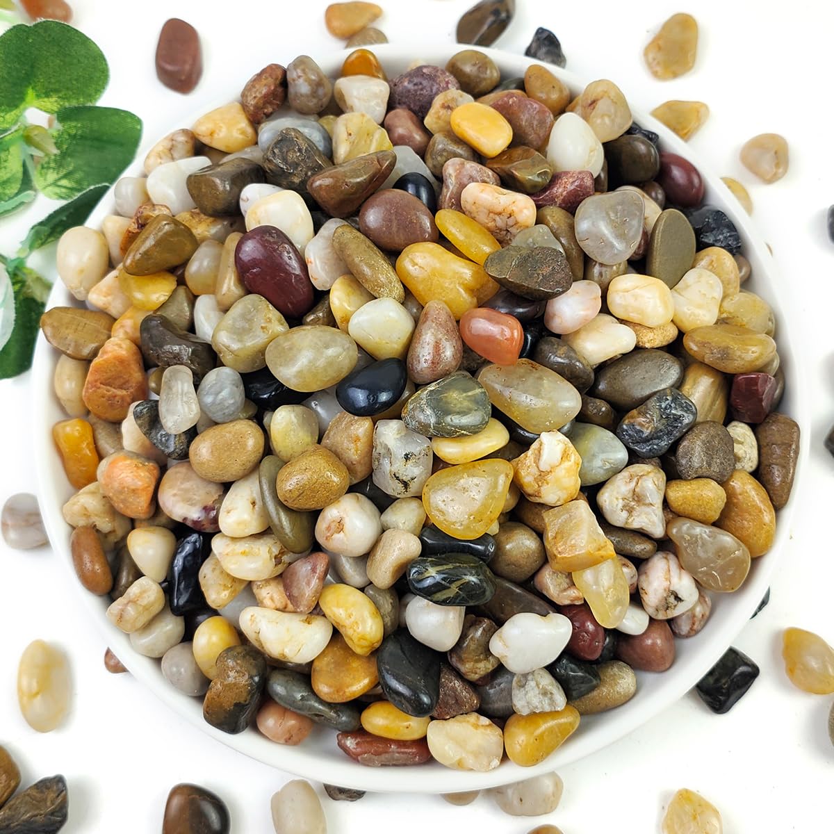 YISZM succulent gravel 3/8-inch pebbles for planters improve drainage and aesthetics