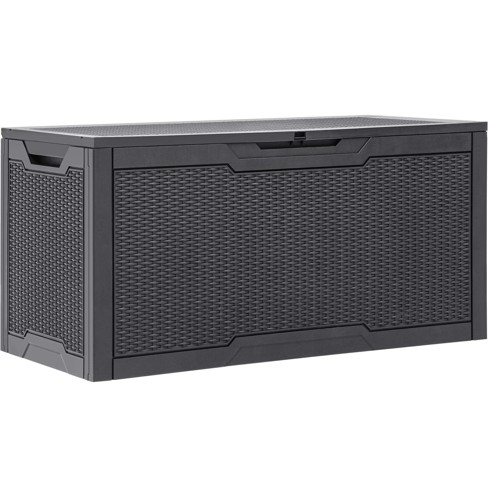 YITAHOME 100 gallon outdoor storage box with lockable lid to protect cushions.