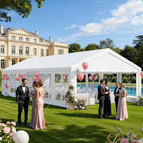 YITAHOME tent sidewall with window shows ventilation and UV protection