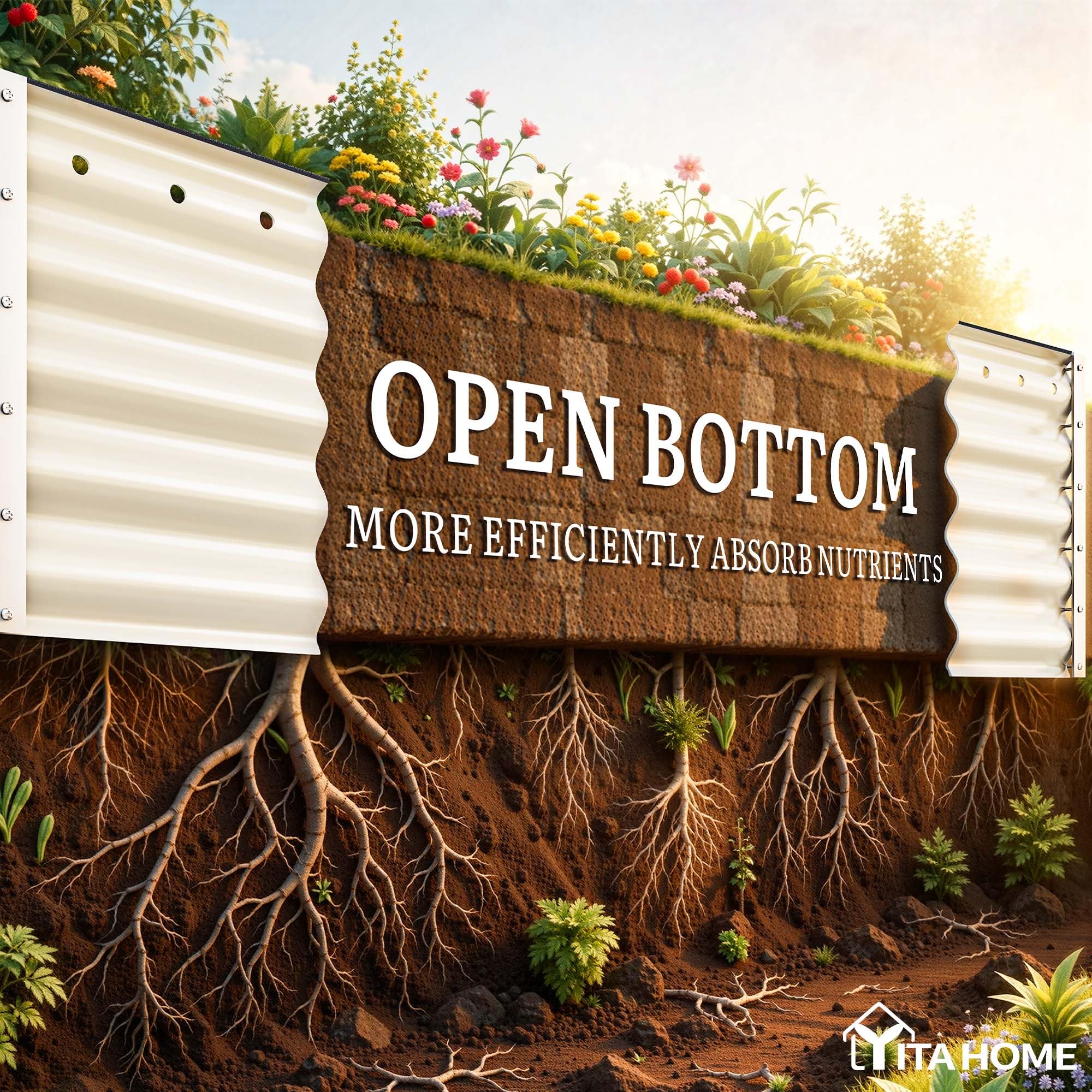 YITAHOME 6 layout choices enable custom garden designs