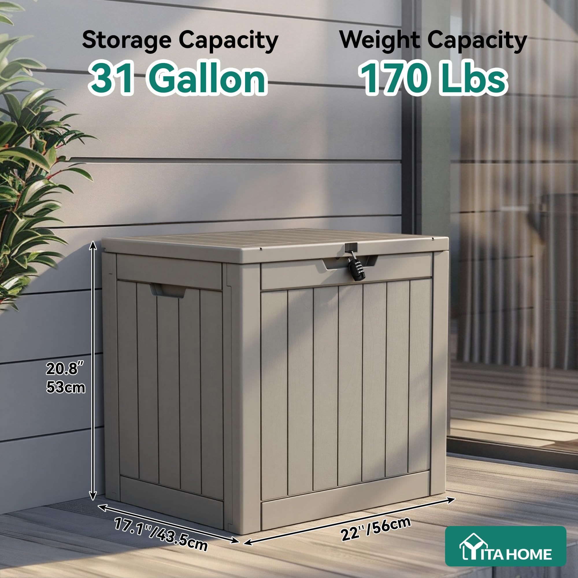 YITAHOME easy-assembly design lets one person set up quickly.