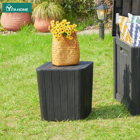 YITAHOME 11.5-gallon patio storage for cushions and decor.