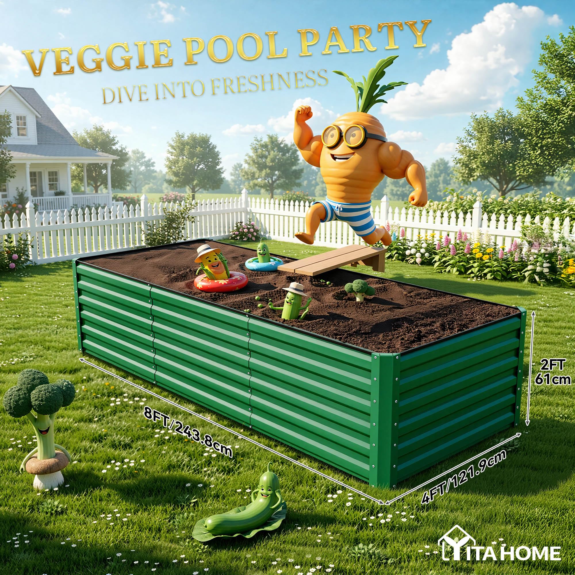 YITAHOME easy-assembly instruction closeup encourages fast setup.
